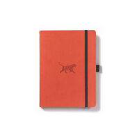 DINGBATS Dingbats A5+ Wildlife Orange Tiger Notebook - Graph
