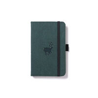 DINGBATS Dingbats A6 Pocket Wildlife Green Deer Notebook - Graphed