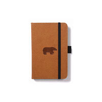DINGBATS Dingbats A6 Pocket Wildlife Brown Bear Notebook - Graphed