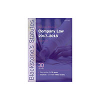 Oxford University Press Blackstone's Statutes on Company Law 2017-2018 (häftad)