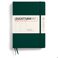 Leuchtturm1917 LT NOTEBOOK A5 Hard Plain Forest Green