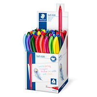 Staedtler A/S 50p kulspetspennor M, sorterade färger