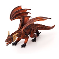 Mojo Plastfigur Eldsdrake