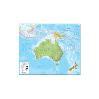 Maps International Ltd Australasia laminated