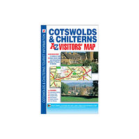 HarperCollins Publishers Cotswolds and Chilterns A-Z Visitors' Map