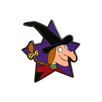 Pawprint Family Witch Character Pin Badge