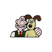 Pawprint Family Wallace and Gromit Pin Badge