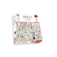 ALL JIGSAW PUZZLES Map of Surrey Jigsaw 1000 Piece Puzzle