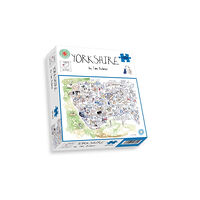 ALL JIGSAW PUZZLES Map of Yorkshire Jigsaw 1000 Piece Puzzle