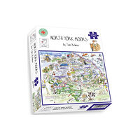 ALL JIGSAW PUZZLES Map of North York Moors Jigsaw 1000 Piece Puzzle