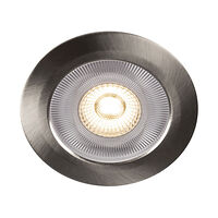 Llitt Alice 12V Infälld downlight 2700K IP44 340lm Borstad stål 1-pack