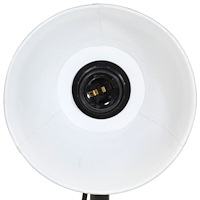 vidaXL Skrivbordslampa 25 W vit 18x18x60 cm E27