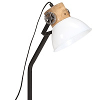 vidaXL Skrivbordslampa 25 W vit 18x18x60 cm E27