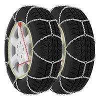 vidaXL Snökedjor till bil 2-pack 9 mm KN70