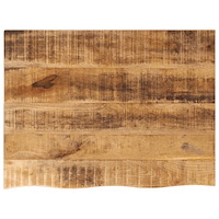 vidaXL Bordsskiva 90x60x3,8 cm levande kant massivt grovt mangoträ