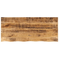 vidaXL Bordsskiva 140x60x3,8 cm levande kant massivt grovt mangoträ