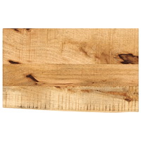 vidaXL Bordsskiva 60x20x3,8 cm levande kant massivt grovt mangoträ