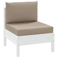 vidaXL Palldynor 2 st taupe oxfordtyg