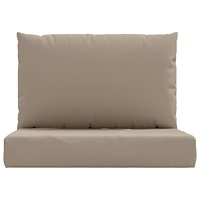 vidaXL Palldynor 2 st taupe oxfordtyg