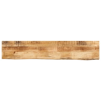 vidaXL Bordsskiva 120x40x3,8 cm levande kant massivt grovt mangoträ