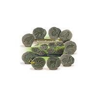 Yellow Door Undersök Fotspår från skogen av sten8/f