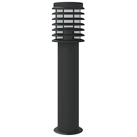 vidaXL Utomhusgolvlampa svart 60 cm rostfritt stål