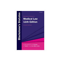 Oxford University Press Blackstone's Statutes on Medical Law (häftad, eng)
