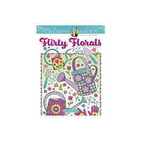 Dover publications inc. Creative Haven Flirty Florals Coloring Book (häftad, eng)