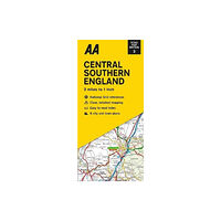 AA Publishing Road Map Central Southern England