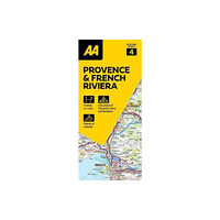 AA Publishing AA Road Map Provence & French Riviera