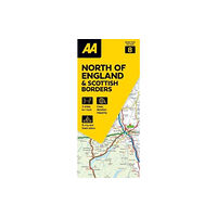 AA Publishing AA Road Map North of England & Scottish Borders