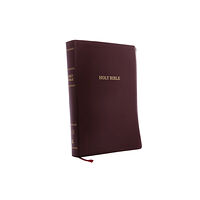 Thomas nelson publishers KJV Holy Bible: Super Giant Print with 43,000 Cross References, Burgundy Leather-look, Red Letter, Comfort Print: King J...