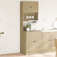 vidaXL Köksskåp sonoma-ek 60x50x180 cm konstruerat trä
