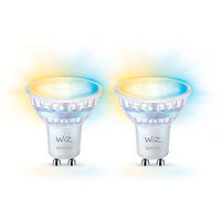 WiZ WiFi Smart LED GU10 50W 345lm Varm-kallvit 2-pack