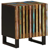 vidaXL Sängbord 2 st 40x34x46 cm massivt återvunnet trä
