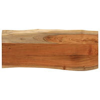 vidaXL Bordsskiva 90x40x3,8 cm rektangulär massiv akacia rustik kant
