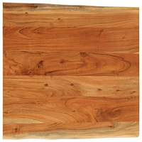 vidaXL Bordsskiva 60x60x3,8 cm fyrkantig massiv akacia levande kant