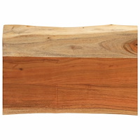 vidaXL Bordsskiva 50x40x3,8 cm rektangulär massiv akacia levande kant