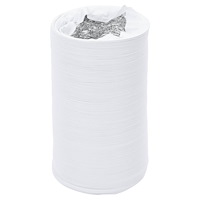 vidaXL Ventilationskanal aluminium och PVC 6 m Ø12,5 cm