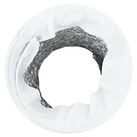 vidaXL Ventilationskanal aluminium och PVC 6 m Ø12,5 cm