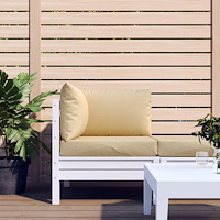 vidaXL Palldynor 3 st melerad beige tyg