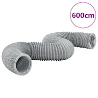 vidaXL Frånluftsslang PVC 6 m Ø10 cm
