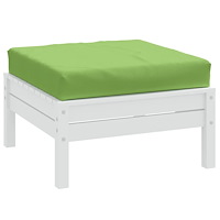 vidaXL Palldyna melerad grön 60x60x9,5 cm tyg