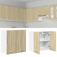 vidaXL Väggskåp “Lyon” sonoma-ek 60x31x60 cm konstruerat trä