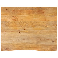 vidaXL Bordsskiva 90x80x3,8 cm levande kant massivt mangoträ