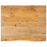 vidaXL Bordsskiva 100x80x2,5 cm levande kant massivt mangoträ