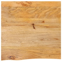 vidaXL Bordsskiva 40x40x2,5 cm levande kant massivt mangoträ
