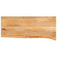 vidaXL Bordsskiva 70x20x3,8 cm levande kant massivt mangoträ