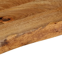 vidaXL Bordsskiva 70x20x3,8 cm levande kant massivt mangoträ