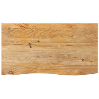 vidaXL Bordsskiva 110x60x3,8 cm levande kant massivt mangoträ